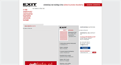 Desktop Screenshot of exit.art.pl